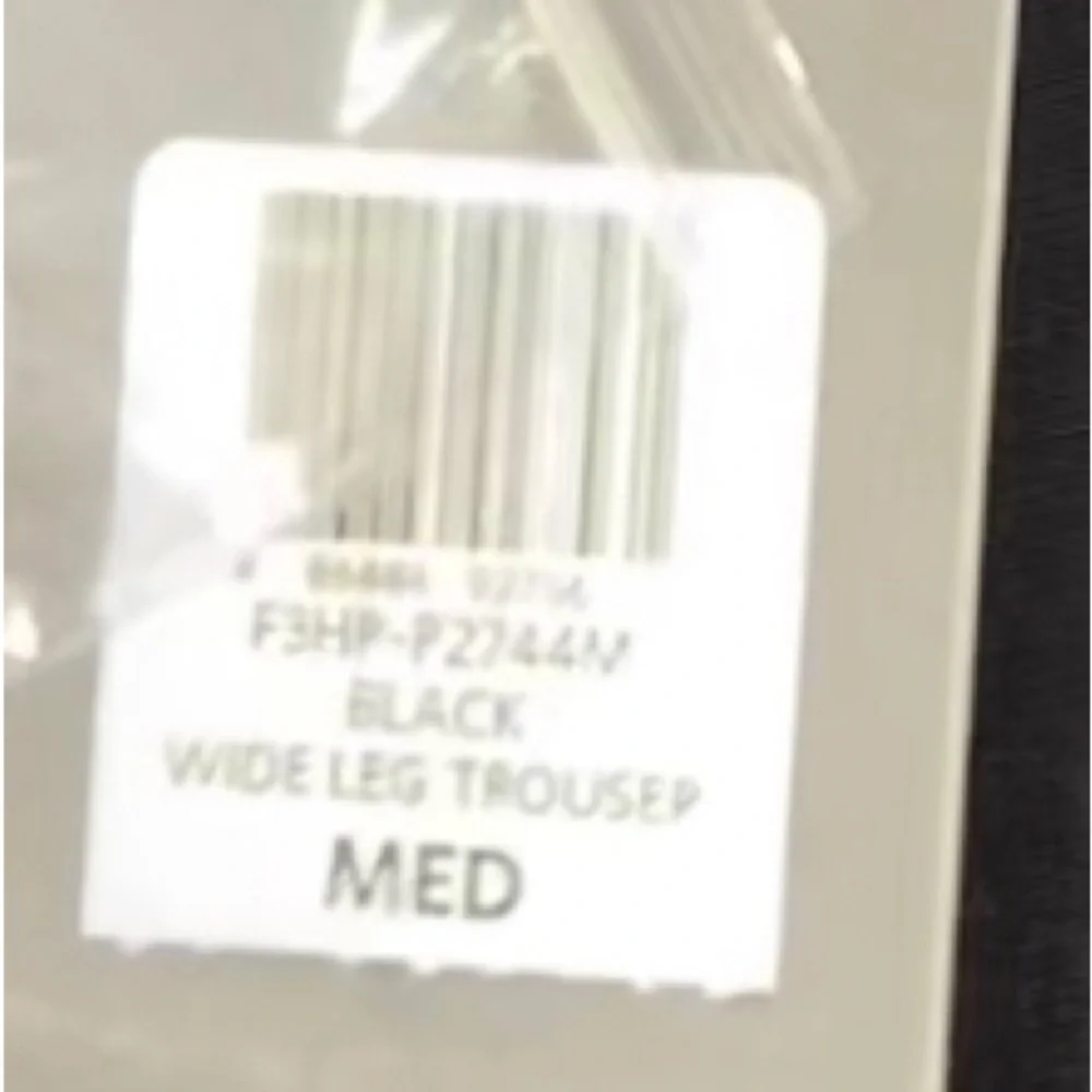 Eileen Fisher 100% silk wide leg trousers pleated belt loops pockets size M - Picture 11 of 13